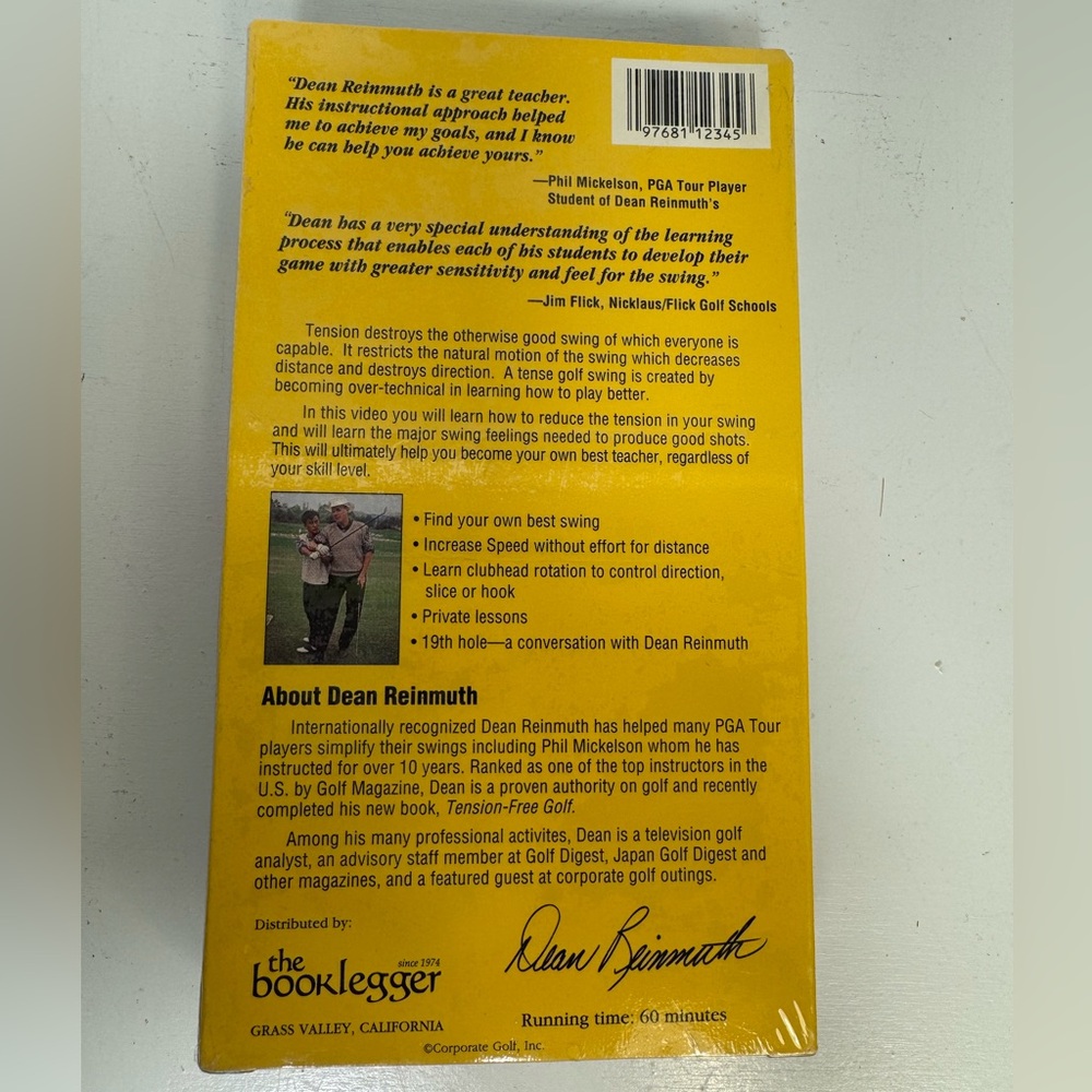 Dean Reinmuth’s Take a Swing at Tension Sealed VHS - Picture 2 of 2